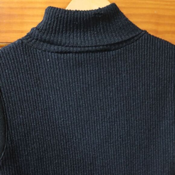 Kathy Ireland Black Turtleneck Vintage Knit Sweater Small - Picture 4 of 8